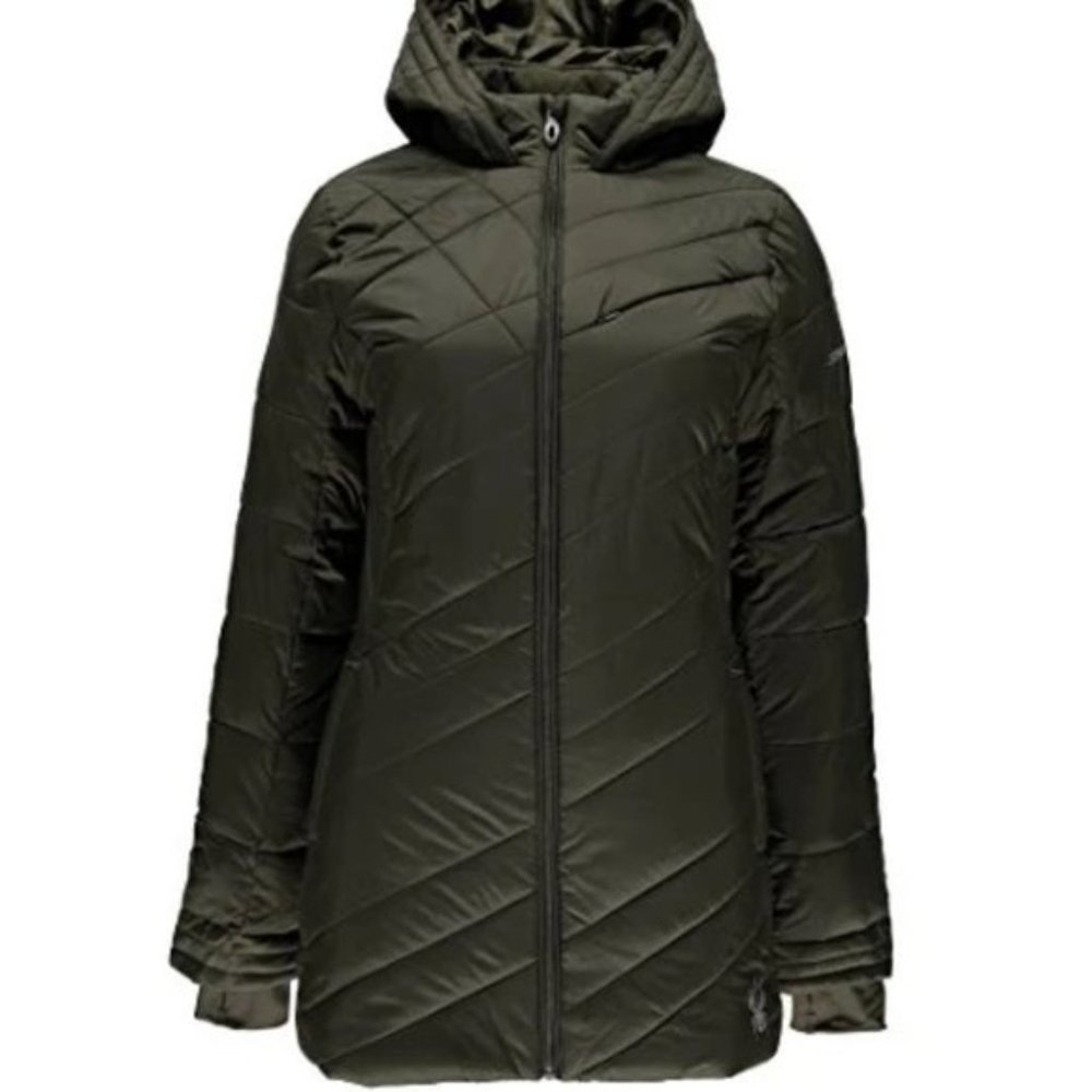 Spyder Merium Siren Quilted Puffer Ski Jacket Coat